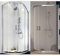 Bagno Italia Box Doccia da 70x90 reversibile in cristallo opaco o trasparente semicircolare I