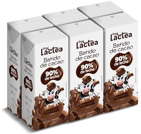 DIA LACTEA batido de cacao pack 6 unidades 200 ml