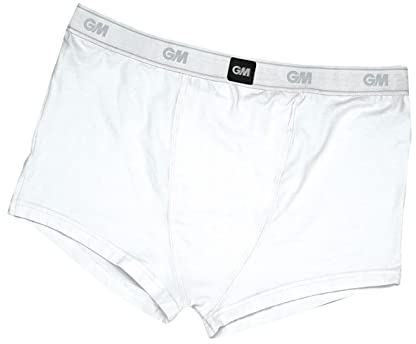 Gunn & Moore GM Cricket Boxer Short, Special Blend Stretch Cotton With Elastic Waist For Comfort Fit, Integral Pouch For Abdominal Guard, Size XXL, Suitable For Waist 39-40