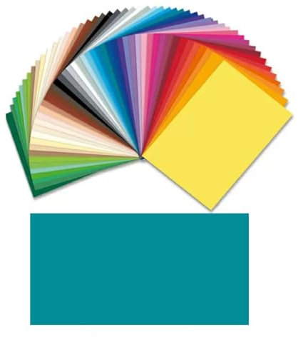 folia Tonpapier, B500 x H700 mm, 130 g qm, türkis 6738