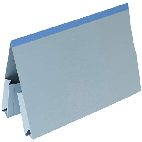 Guildhall Legal Wallet Double 35mm Pocket Reinforced Manilla 315gsm Foolscap Blue Ref 218-BLUZ [Pack 25]