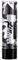 WIDMANN 1965N Lippenstift für Damen, Erwachsene, Angel Schwarz, Dunkel, Gothic, Teufel, Halloween, Karneval, 6 ml, Schwarz