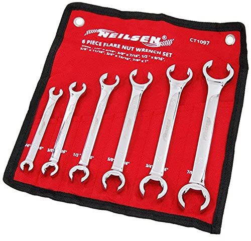 Flare Nut Spanner Set 6pc (1/4in. - 1in.)