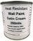 1 x 250ml Satin Cream Heat Resistant Wall Paint. Wood Burner Stove Alcove. Brick, concrete, plaster, cement board, rendering, metal, timber etc.