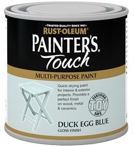 Rust-Oleum Painters Touch Toy Safe Brush on Duck Egg Blue Gloss 250ml