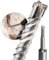 Weischer® - SDS Plus Bohrer 6,5 x 310 mm | vierschneidiger & langlebiger Steinbohrer | Betonbohrer mit Doppelwendel | Bohrhammer kompatibel | robuste Bohrspitze für Beton, Naturstein & Mauerwerk