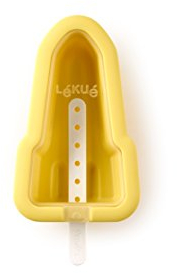 Lékué Raketen-Eisform, Silikon, gelb, 1 Stück