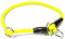 Mystique® Biothane Halsband rund mit Zugbegrenzung 8mm 40cm neon gelb