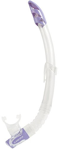CRESSI Gamma Snorkel Schnorchel, Clear/Lila, One Size