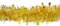 Creativery Butterfly 3m Weihnachtsgirlande Ø 8cm mit Sternen (Gold) // Silvester Karneval Weihnachten Deko Christbaumschmuck Girllande Weihnachtsbaum Lametta 80mm