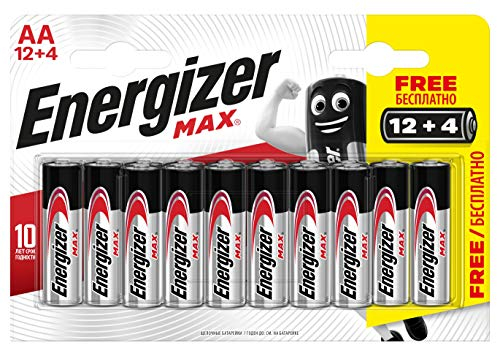Energizer ENR Max Alk AA BP16 12+4 BR