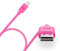 tizi flip – Lightning Ladekabel mit doppeltseitigem USB-Flip Stecker (50cm, pink), Apple Mfi Zertifiziert, Daten- und Ladekabel mit reversiblem Stecker.