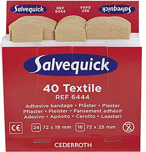 Söhngen 1009444V Salvequick Pflaster-Strips elastisch 6x 40 Stück
