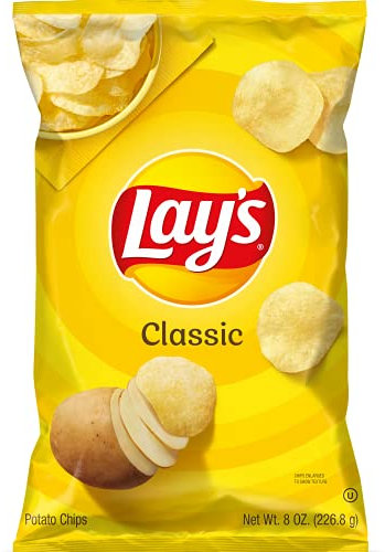 Frito-Lay Rays papas fritas saladas 184.2G 1 bolsa