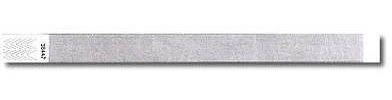 Eintrittskontrollband Tystar, 100er Pack, Silber