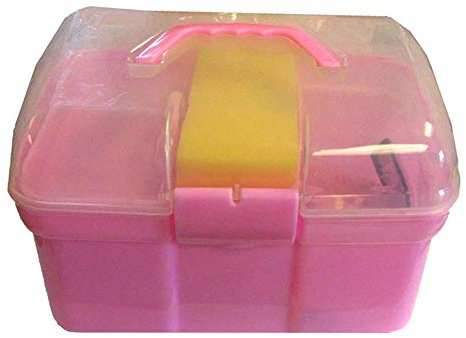 Intrepid International Junior Horse Grooming Kit, Horse Tack Set with Horse Brush, Curry Comb, Sponge, Comb, Hoof Pick, Pink Horse Grooming Tote, Horse Grooming Supplies for Kids, 8-Pieces