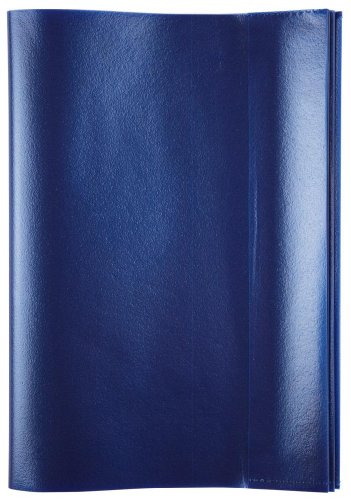 10 Heftumschläge / Hefthüllen DIN A5 / Farbe: transparent blau