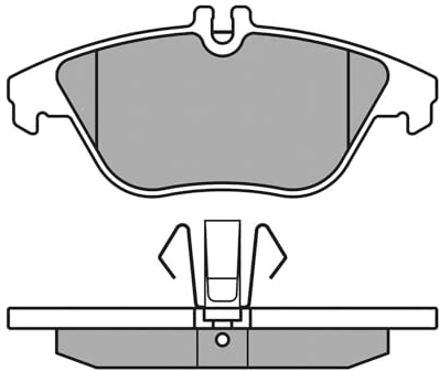 MEYLE 0252425317 Bremsbelagsatz, Scheibenbremse | Kompatibel mit: MERCEDES-BENZ C-CLASS, C-CLASS Coupe, C-CLASS T-Model, E-CLASS Cabriolet, E-CLASS Coupe, GLK-CLASS