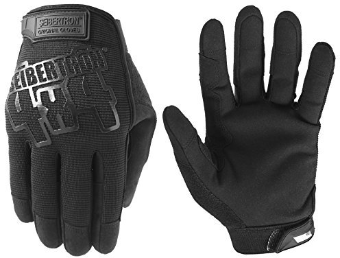 Seibertron Wear Touch Screen Sport Hunting Full Finger All-Weather Tactical Original Military Shooting Gloves Paintball Sniper Gloves for Army Tactical Gear Black L