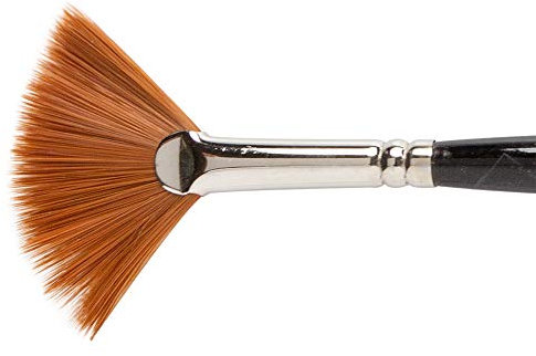 Pro Arte : Prolene Fan Synthetic Watercolour Brush Series F Size Medium