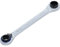 BGS 30816 | Ratschen-Ringschlüssel 4 in 1 | SW 16x17, 18x19 mm