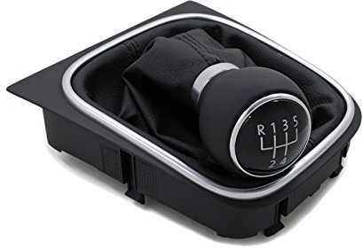 Volkswagen Original VW Ersatzteile Leder Schaltknauf Highline (Golf 5, 6, Jetta..)