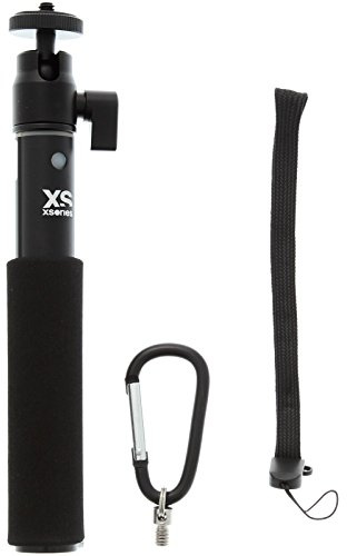 Xsories - Perche Selfie Stick extensible Monopod téléscopique U-SHOT - Noir