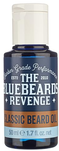 The Bluebeards Revenge Classic Blend Beard Oil for Men Vegan Friendly Beard Oil to Soften and Condition Your Beard Growth 50ml