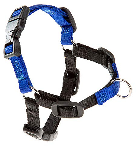 Ferplast Coach Hundegeschirr Mittelgroße Hunde, Trainingshundegeschirr verhindert Ziehen beim Spazierengehen, maximale Kontrolle des Hundes, Brustumfang 42–59 cm.