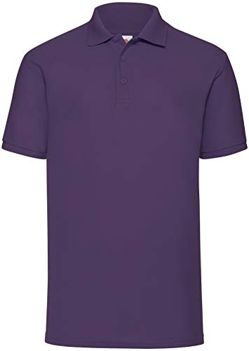Fruit of the Loom Polo-Shirt * 65/35 Polo XXL * Violett Violett,XXL