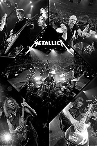 Close Up Metal-Band Metallica Poster Live (61 cm x 91,5 cm) + Ü-Poster