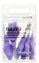 TANDEX Flexi Interdental Bürsten lila 0,8mm 6 Stück