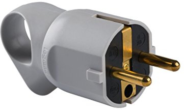 legrand 050192 Enchufe para usos profesionales con anillo tirador, 3680 W, 230 V, Gris