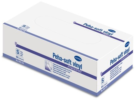 Hartmann Peha-soft Vinyl Einmalhandschuhe, mittel, 100 Stk.