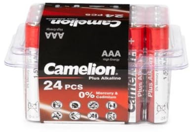 Camelion AAA/LR3 1,5 V 1100 mAh Alkaline Batterie (24)