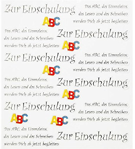 HOBBY-Design Sticker Zur Einschulung
