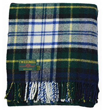 Tweedmill Textiles Throw, Multi-Coloured, 150 x 183cms / 59” x 72” Including Rolled Fringe