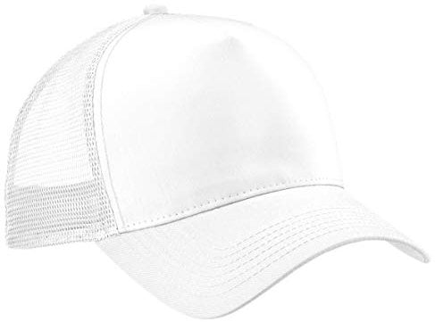 Beechfield Unisex Snapback Trucker Einheitsgröße weiß