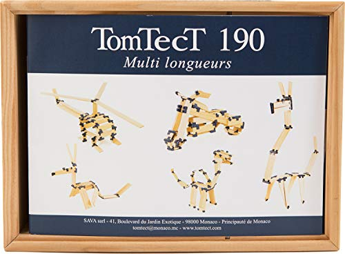 Kapla Jeu de Construction en Bois Tomtec 190 pièces