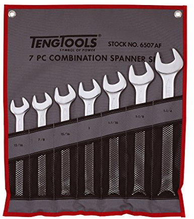 Teng Tools 7 pce AF Combination Spanner Set.