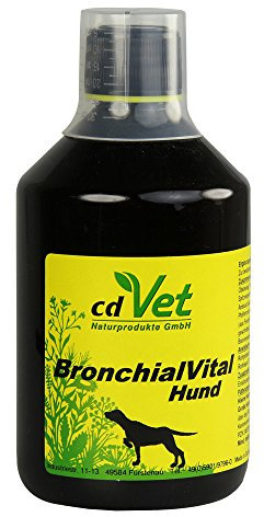 cdVet BronchialVital 500 ml – flüssiges Ergänzungsfuttermittel zur Unterstützung der Atemwege und Immunabwehr für Hunde und Katzen