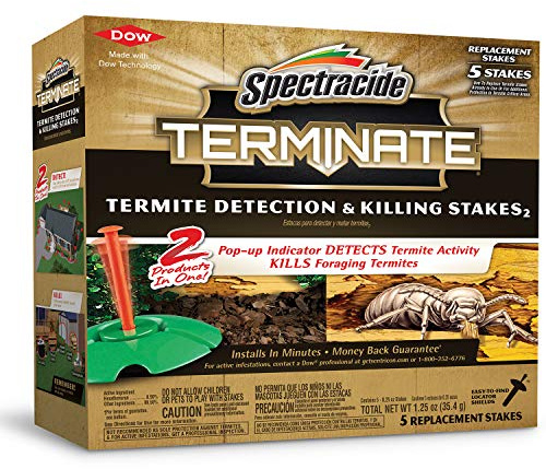Spectracide Terminate Estacas de Detección y Eliminación de Termitas2 (Recarga) (HG-96116) (5 unidades)
