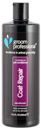 GROOM PROFESSIONAL Coat Repair Conditioner - Pflegespülung für Hunde - Reparierende Conditioner für Hunde mit Geschädigtem Haar - Perfekt für Trockene & Juckende Haut - Macht das Fell Weich, 450ml