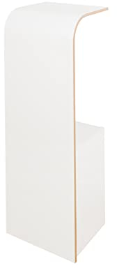 Tojo fon I Wandkonsole für Telefon 31 x 25 x 85 cm I Wandregal weiß I Moderne Wandablage für Telefon, Schlüssel & Notizzettel I Telefontisch aus Holz