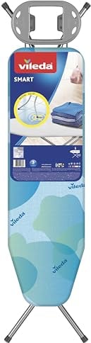 Vileda 143023 Viva Express Smart Table à Repasser Jaune/Bleu 153,5 x 41 x 5,5 cm