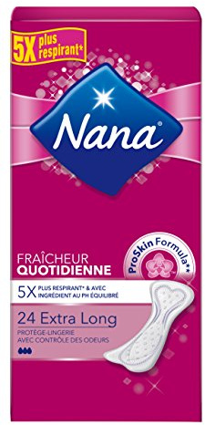 Nana Extra Long Slipeinlagen, normale Saugfähigkeit, 24 Stück, 4 Packungen