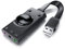 CSL - USB mini sound card - external - Virtual Surround Sound - for computer notebook tablet PC Macbook - Plug and Play - Windows 10 and Windows 11 compatible - black