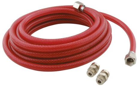 Mecafer 156015 T6/10M Tuyau pvc 6x11 10 m 1/4 f + Embouts baïonnette, Coloris aléatoire