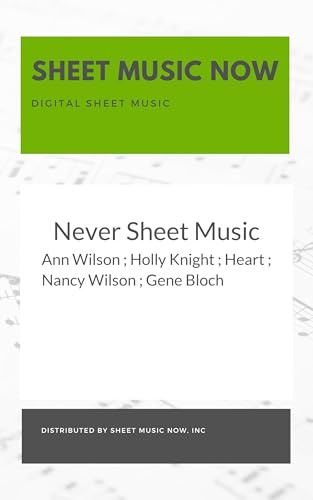 Never Sheet Music