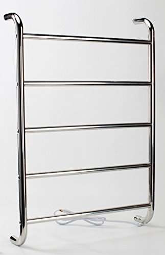 Madrid Electric Heated Towel Rail H770mm W550mm Mirror Polished Finish Dry Electric Towel Rail